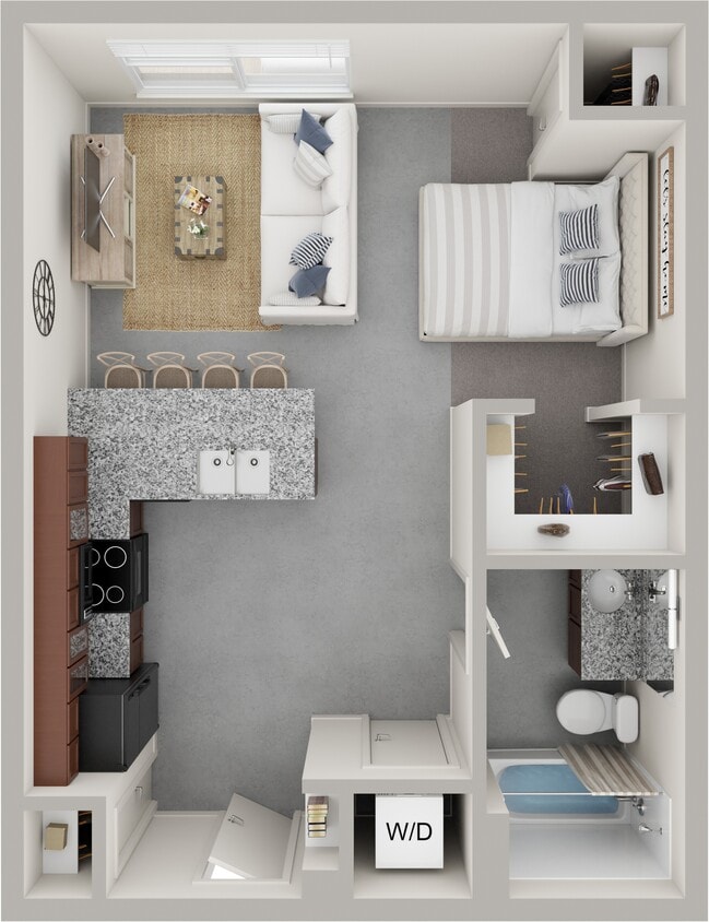 Floor Plan - Ash: INCOME-RESTRICTED (AMI)