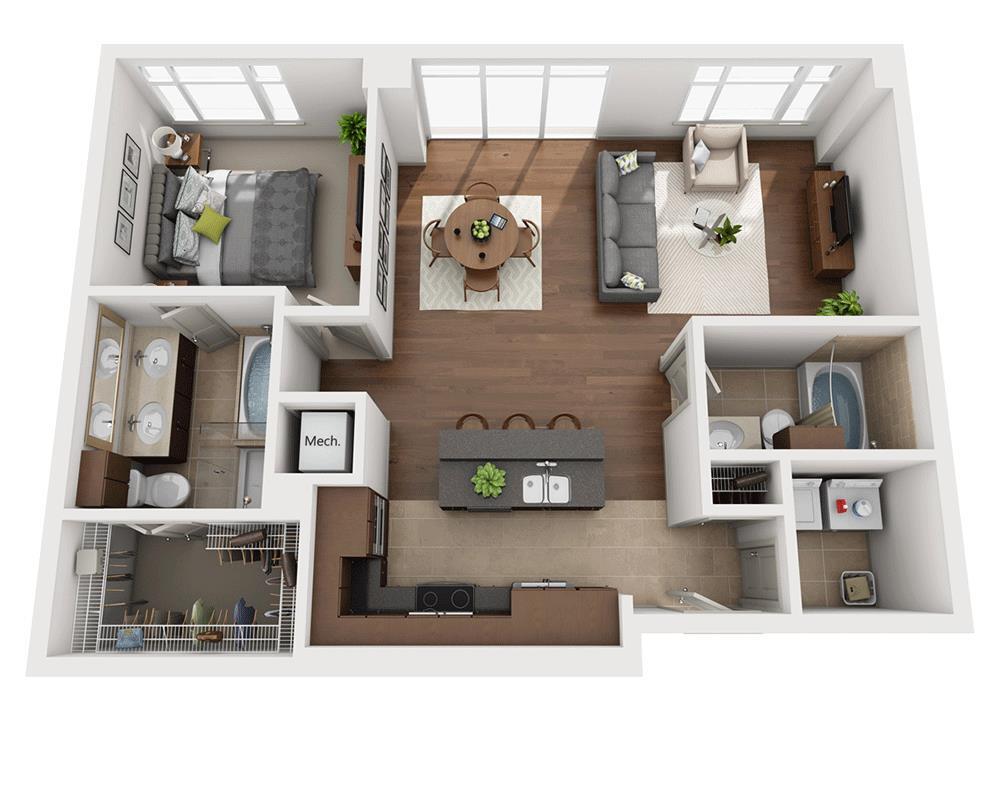 Floor Plan - Plan P2 (P-A2A)