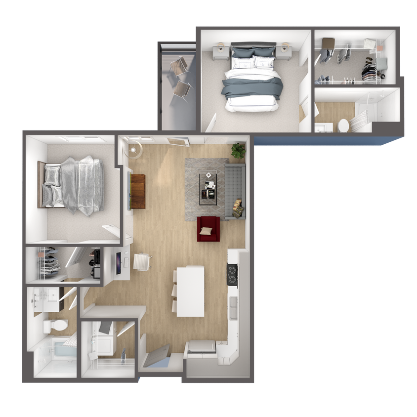 Floor Plan - Linford (2C-SIM)