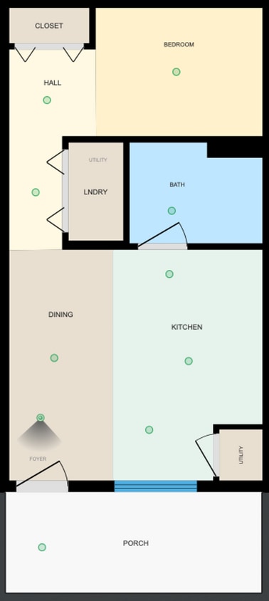 Floor Plan - Luxury Studio with a View of Mississippi River
