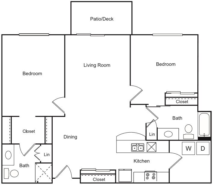 Floor Plan - B7 - 2x2