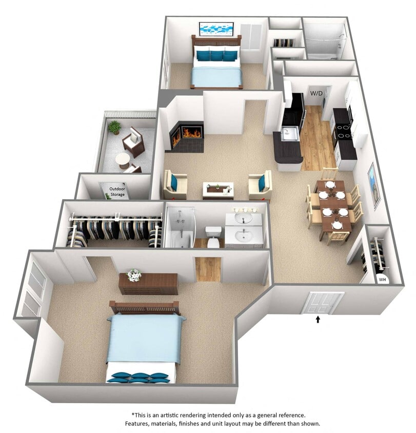 Floor Plan - Carlton Renovated 