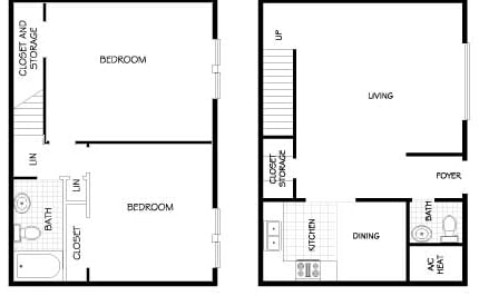 2BR/2BA - B3 - TH