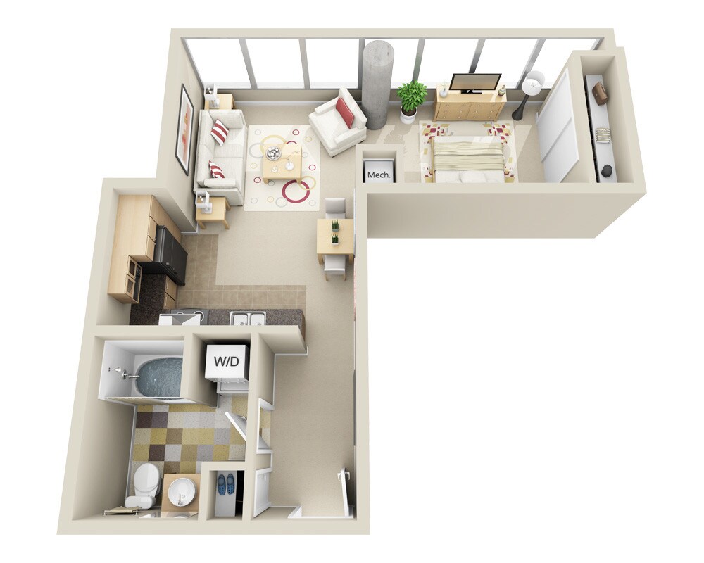 Floor Plan - Midrise E1I