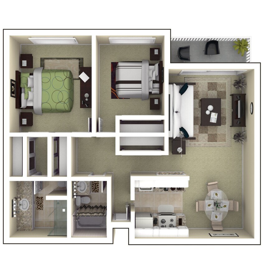 Floor Plan - Residence 22H Luxury
