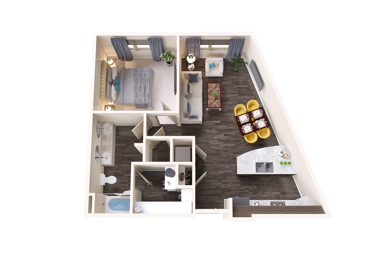 One Bedroom Apartment in Norman, Oklahoma - Opal