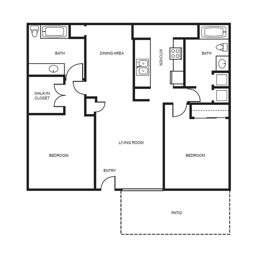 Floor Plan - Sonoma - Renovated
