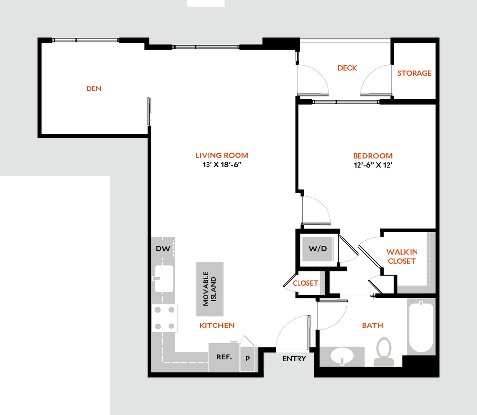 Floor Plan - Plan 1T