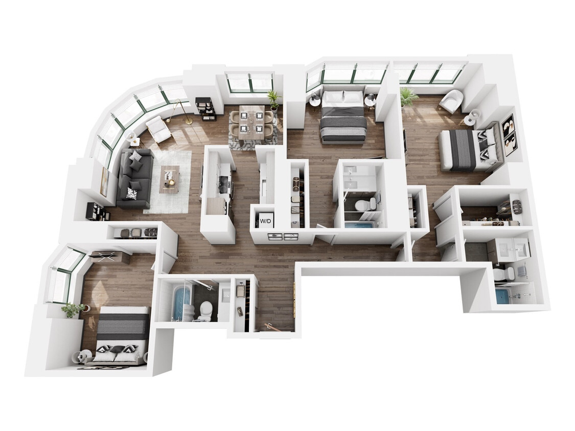 Floor Plan - Three Bedroom