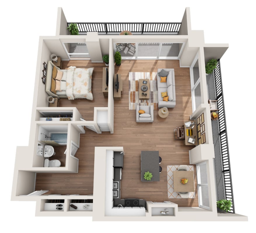 Floor Plan - The Fannin