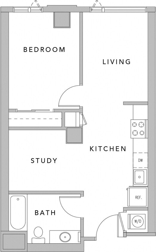 Floor Plan - 1Y Den Renovation 2