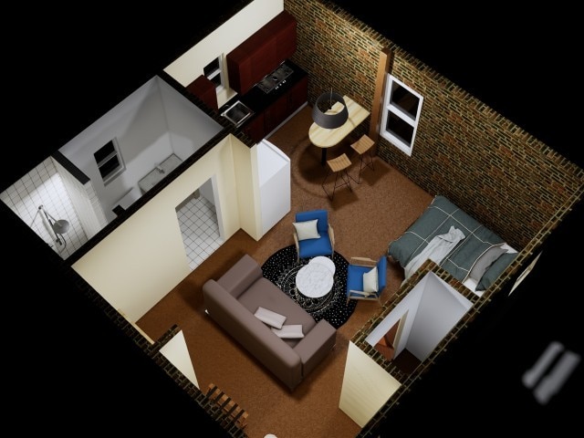 Apartment 19 - Garage Studio Apartment