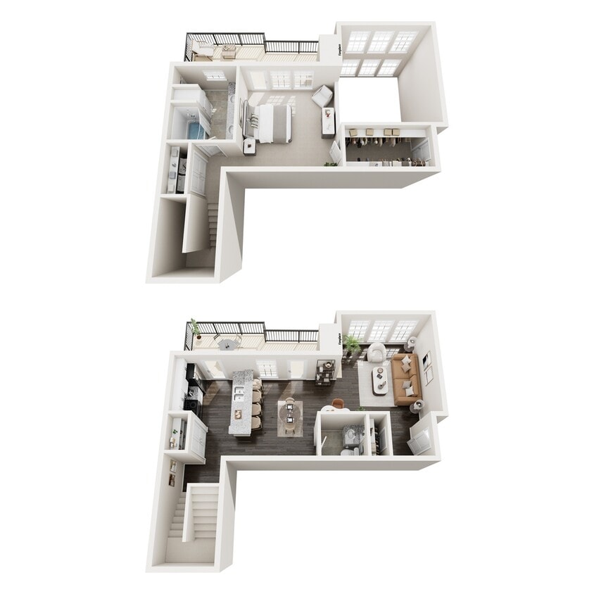 Floor Plan - Uptown Renovated