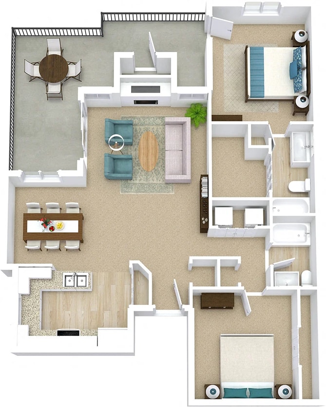 Floor Plan - The 1093