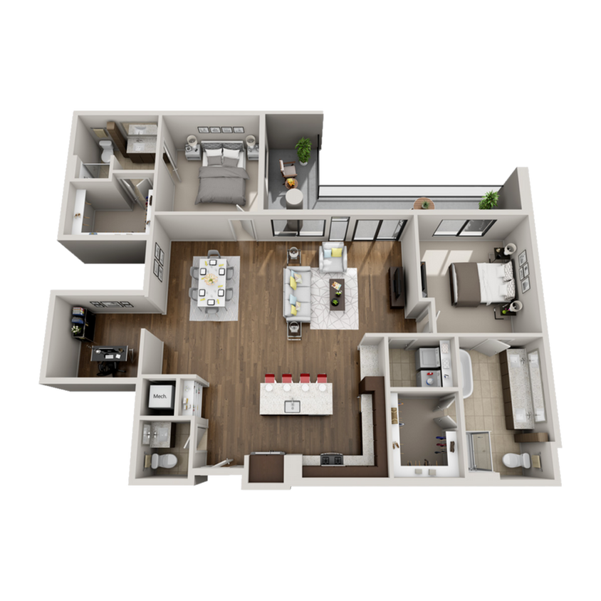 BB5 floor plan - The Ellington