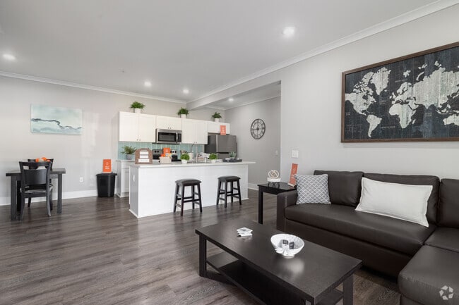 2BR, 2BA - 1153SF - Living Room - Pointe Grand Savannah