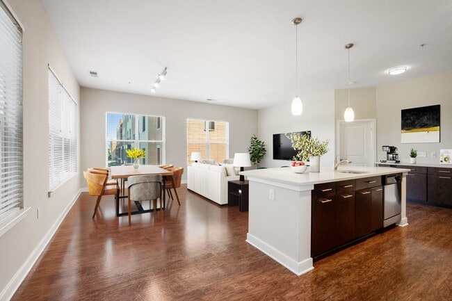 Sophisticated modern design meets everyday functionality with premium kitchen finishes and custom cabinetry. - Station 650