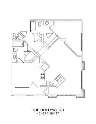 Floor Plan - The Hollywood