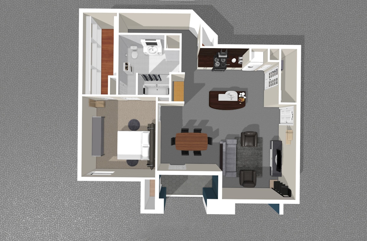 NAPLES 1 BED / 1 BATH - NAPLES 1 BED / 1 BATH