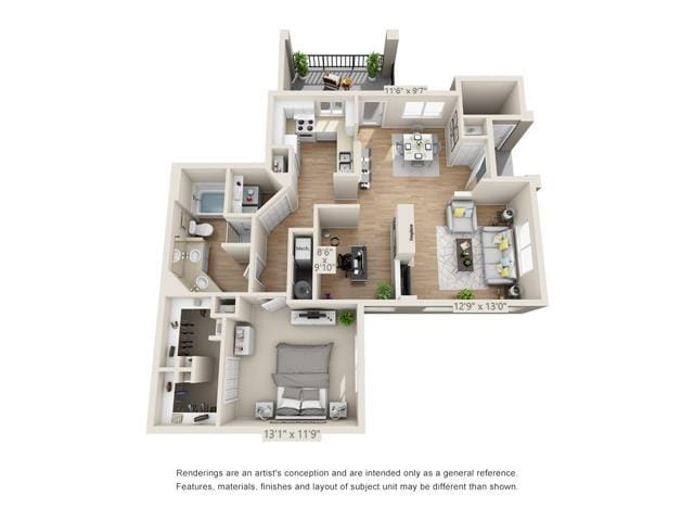 Floor Plan - Blue Ridge - Boulder Ridge Renovated