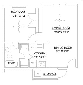 1BR/1BA - The Brightleaf 610