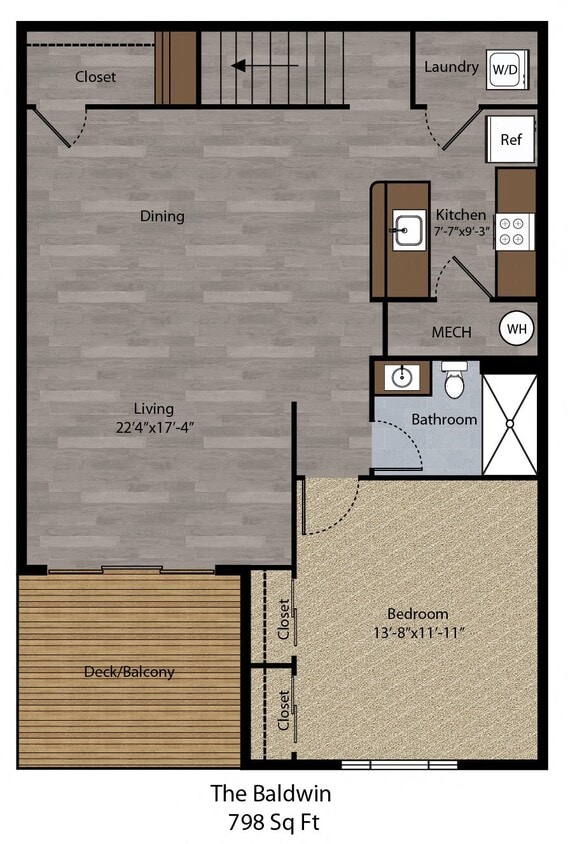 Floor Plan - The Baldwin