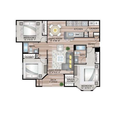 Floor Plan - The Cliftondale