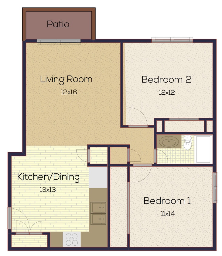 Unit D - 9012d-3_d-32Bedroom1Bath_780S