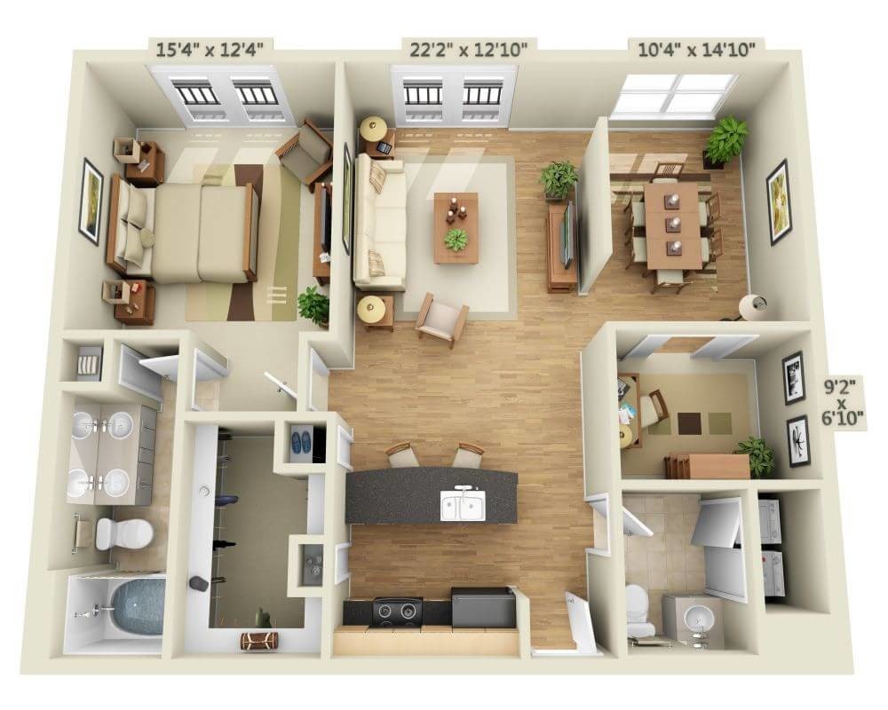 Floor Plan - Lakeside - Lombardi