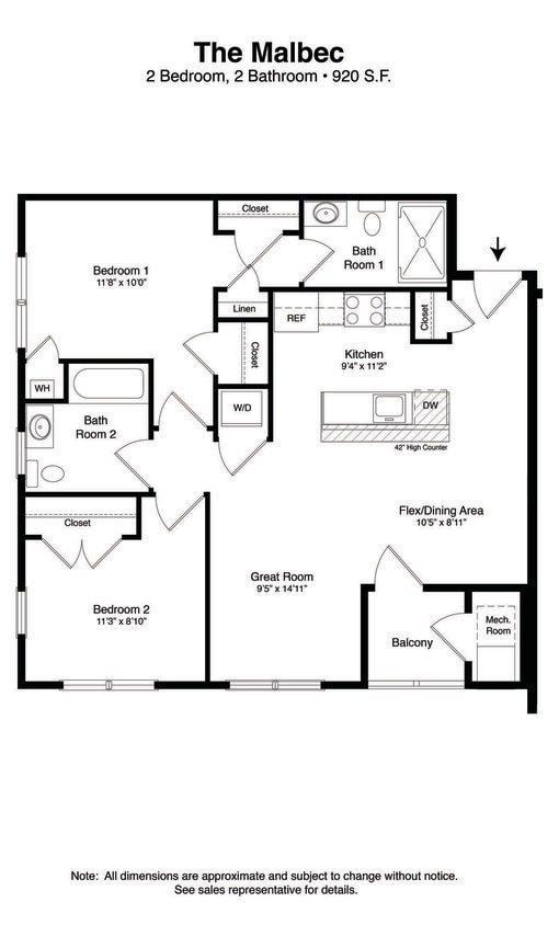 Floor Plan - Malbec