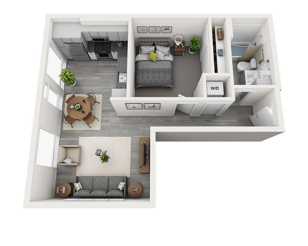 Floor Plan - Studio E1D-CL2