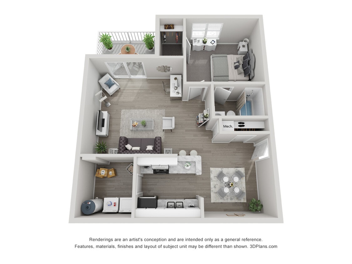 Floor Plan - 2 x 2 Upgrade - Call For Availability