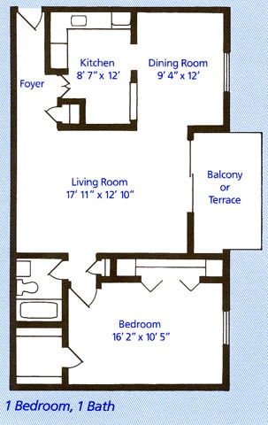 1 Bedroom - 1 Bedroom