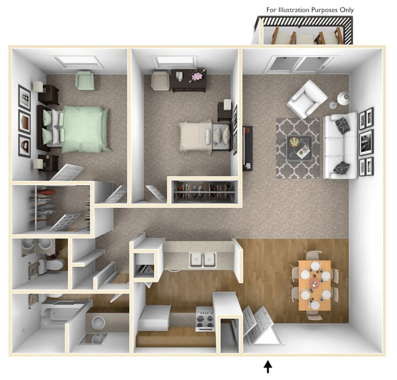 Floor Plan - Nut Pine
