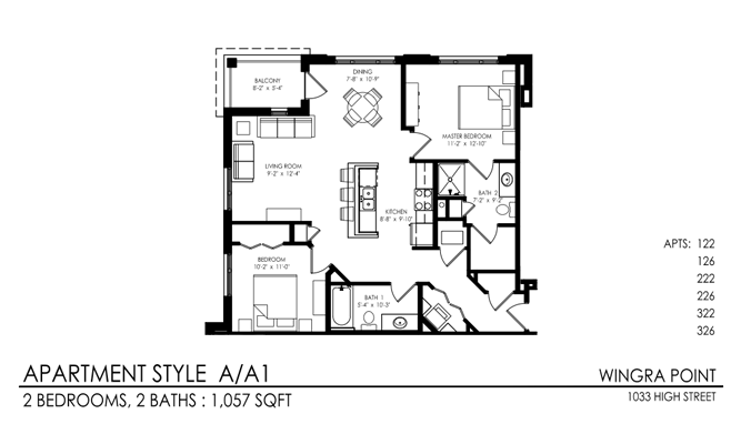 Floor Plan - WP A/A1