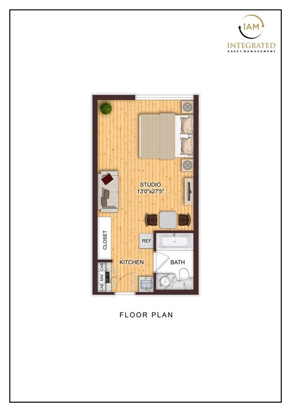 Floor Plan - Studio 80