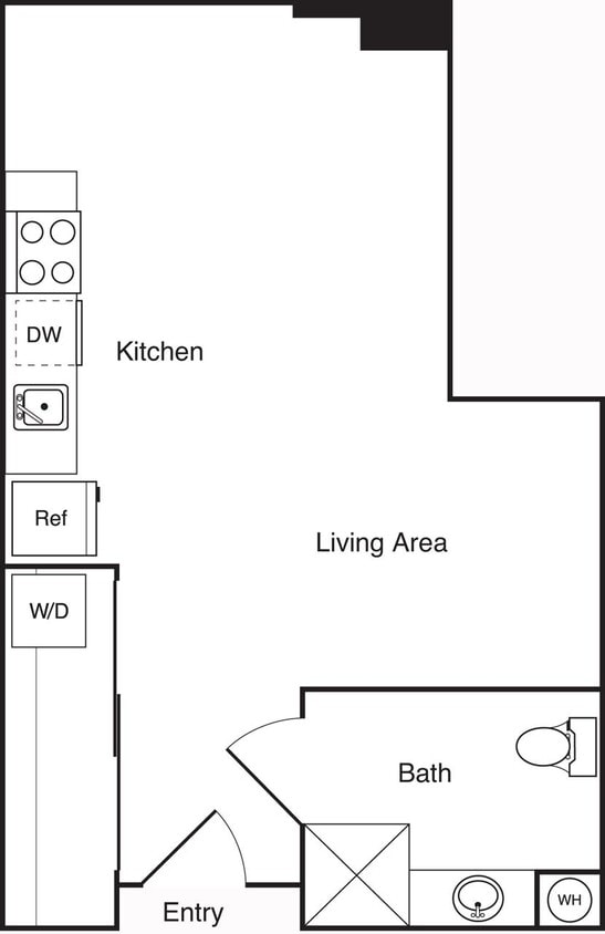 Floor Plan - Studio - 622