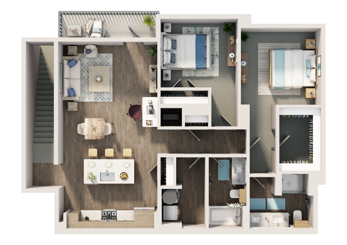 Floor Plan - Sand Pointe w/ Garage