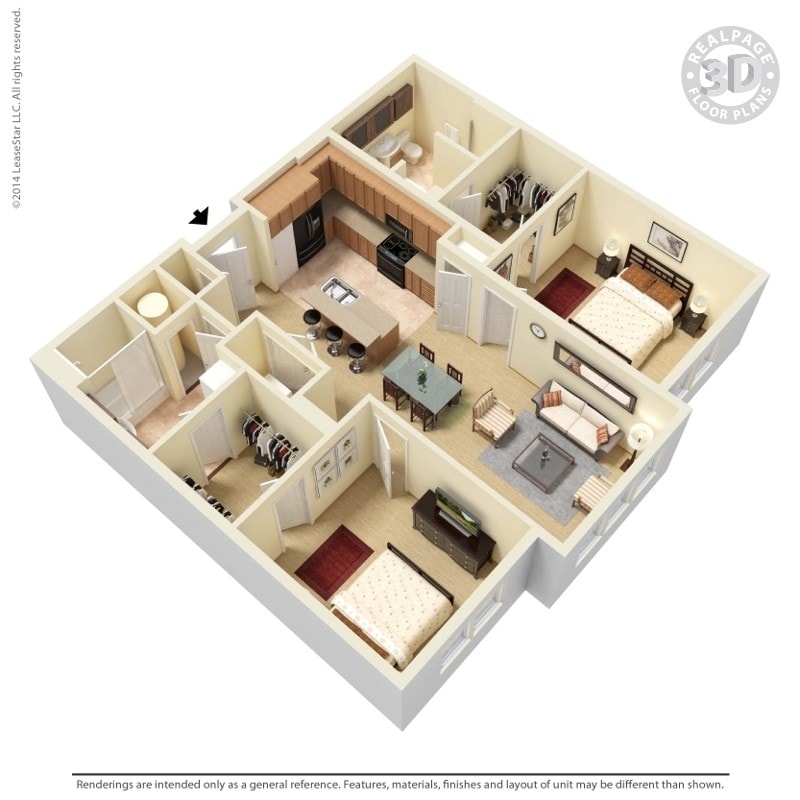 Floor Plan - C1M1 Amaranth 1152 sq ft