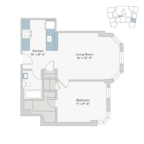 Floor Plan - mon-1bf1