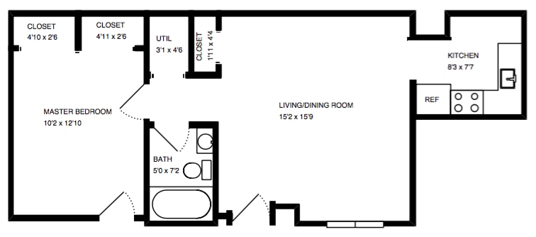 Floor Plan - Floorplan B Patio