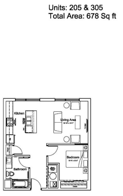Floor Plan - 205-1B1B