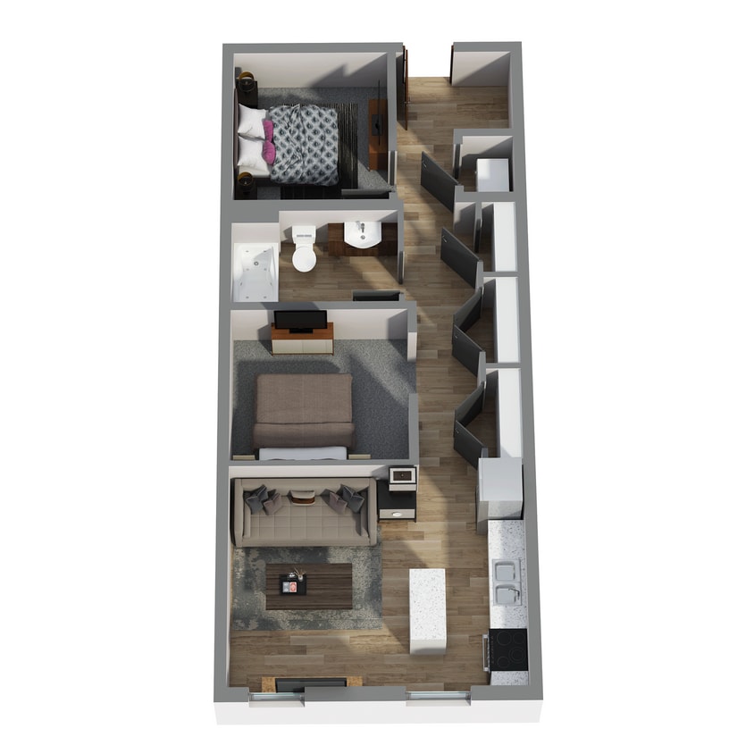 Floor Plan - Phoenix A5 + Den