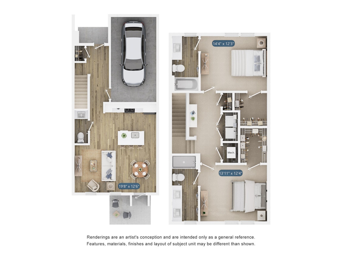 Floor Plan - Townhome E