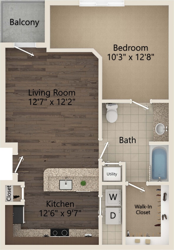 Floor Plan - Hawthorne