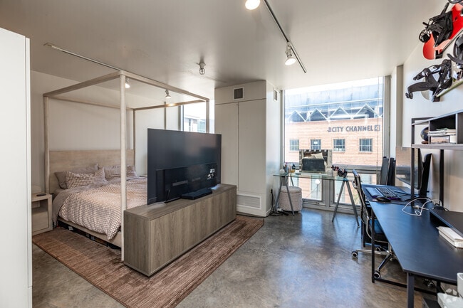 Studio - 590SF - Bedroom - Vogel House Apartments