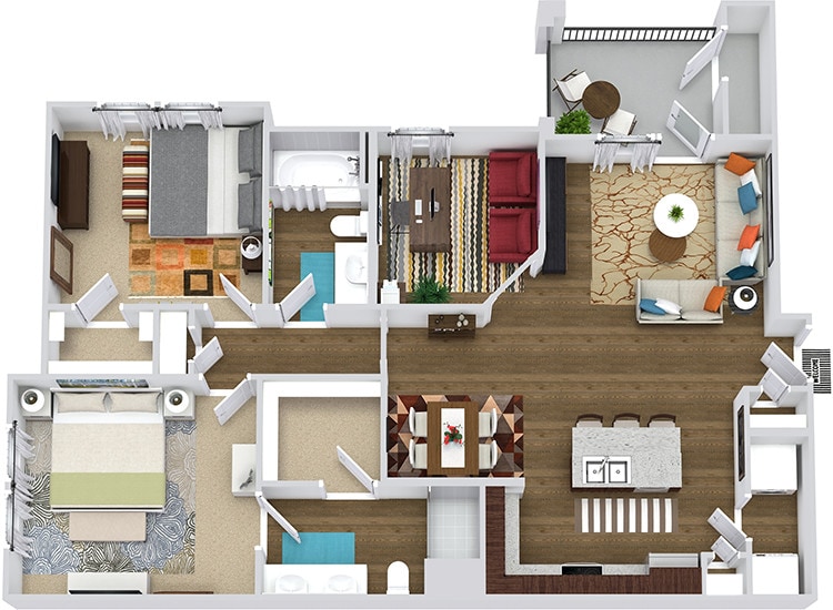 Floor Plan - Durango with Study