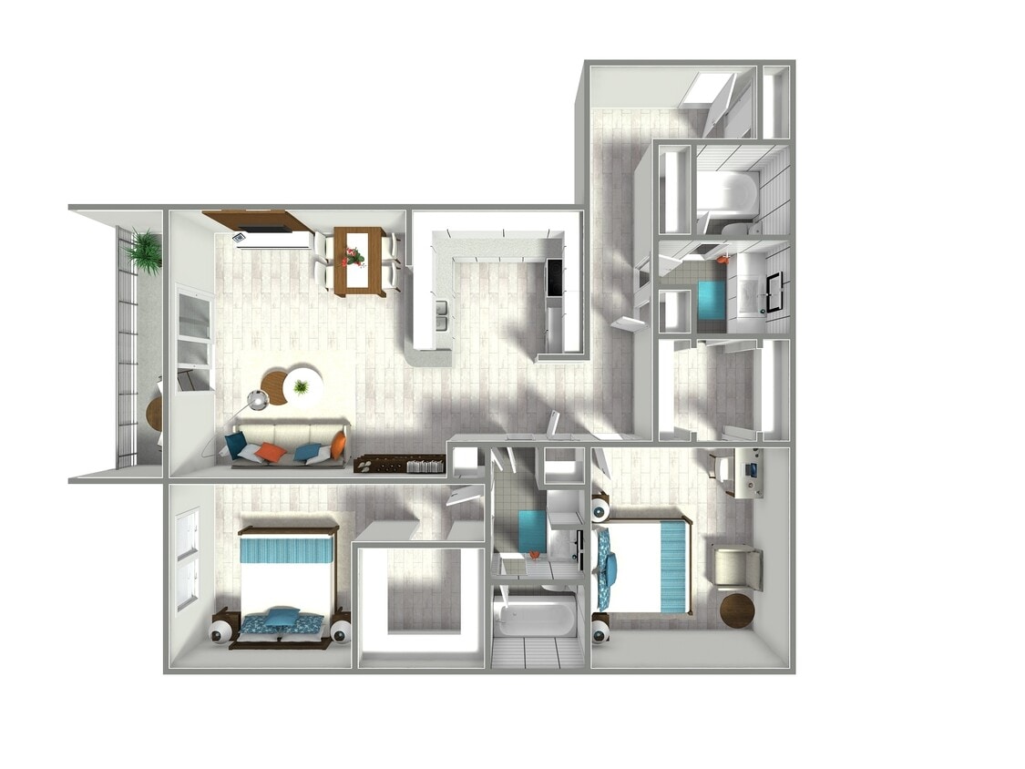 Floor Plan - 2Bed 2Bath #3