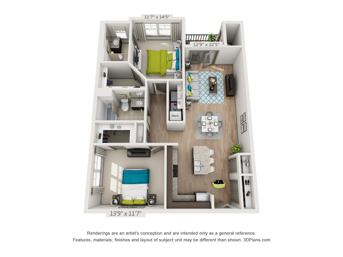 Floor Plan - LUXE Oak