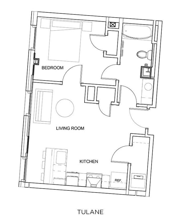 Tulane | 1 Bedroom - Tulane